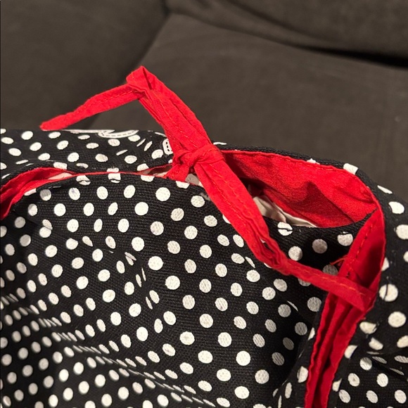 Vintage Betty Boop Black and White Polka Dot Bag Y2K - Picture 10 of 13